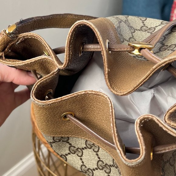Gucci Vintage Ophidia Bucket Bag - Picture 14 of 16